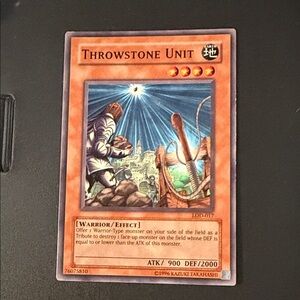Yu-Gi-Oh! Throwstone Unit Trading Card - Orange Frame